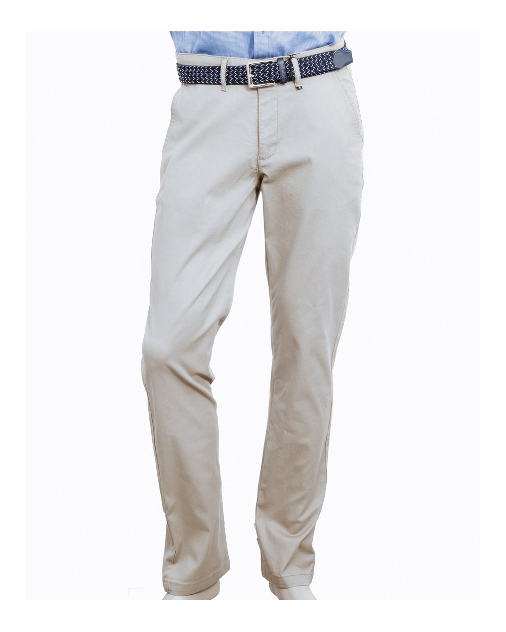Men's Cotton Chinos Pant with Belt, 2754-3