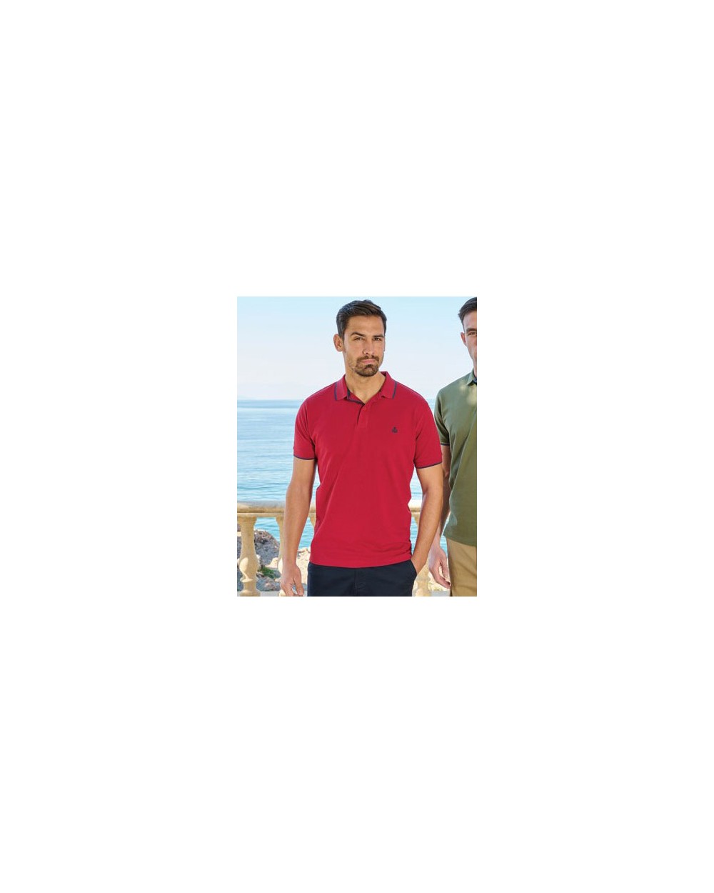 Μπλουζάκι Polo κοντό μανίκι Visconti 2748-3