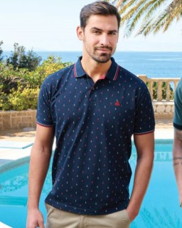 Polo T-shirt Visconti Black 2748-14