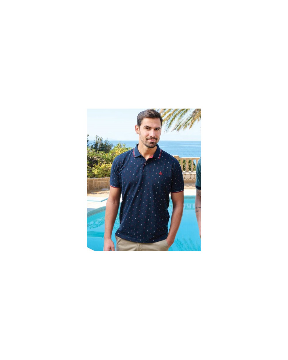Polo T-shirt Visconti Black 2748-14