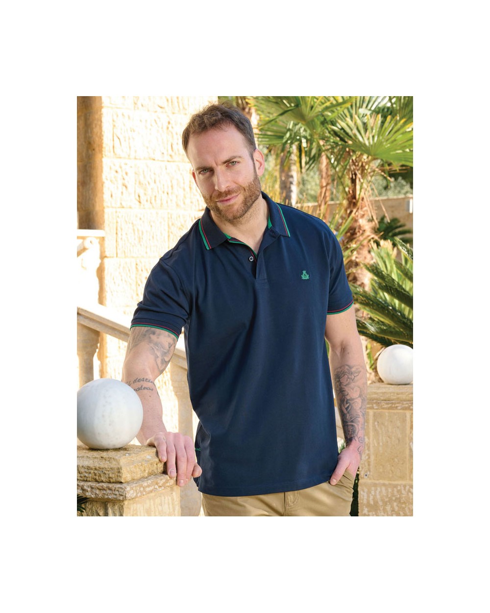 Polo T-shirt Visconti Black 2748-6