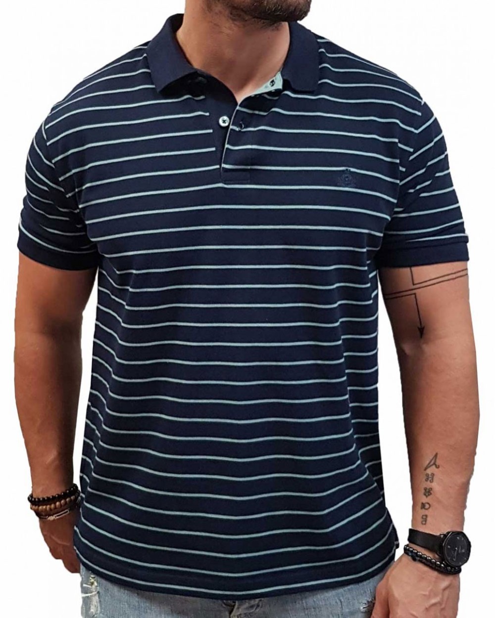 Polo T-shirt Visconti Black 2708-2