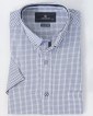 Men's Short Sleeve Cotton Shirt, 2735-2