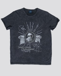 Πετροπλυμένο T-shirt - Ελληνική επιστήμη