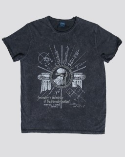 Stonewashed T-shirt - Ελληνική επιστήμη