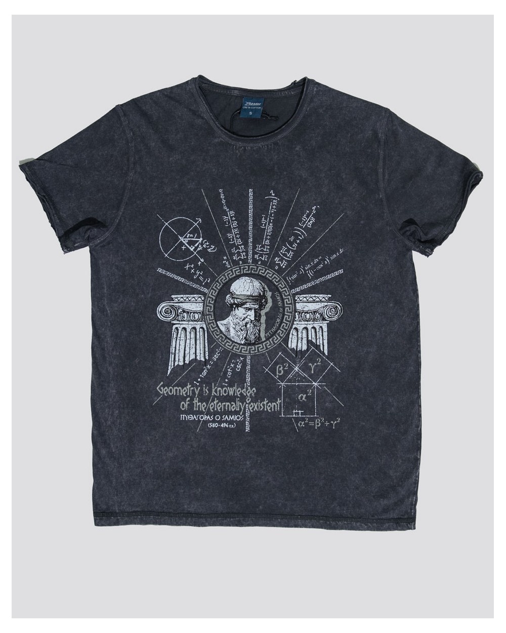 Πετροπλυμένο T-shirt - Ελληνική επιστήμη