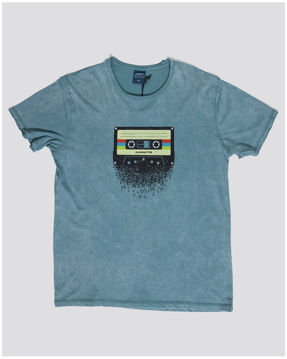 Πετροπλυμένο T-shirt - Κασέττα